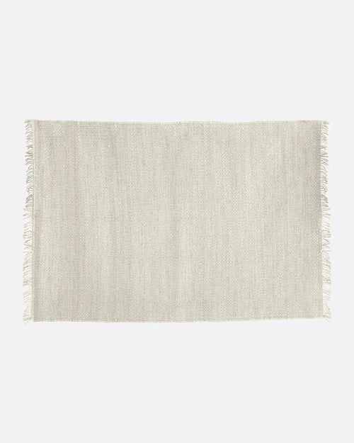 Alfombra GOKAK de yute 270 x 180 cm en color blanco