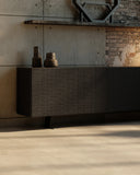 Aparador FORGE de madera de teca 230 x 45 x 69 cm
