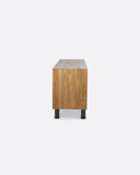 Aparador LOX de madera de teca reciclada y hierro 160 x 45 x 74 cm