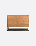 Aparador ONETWO de madera de teca reciclada y hierro 110 x 40 x 78 cm