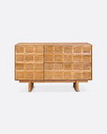 Buffet RIJAL en bois de teck recyclé 130 x 45 x 79 cm