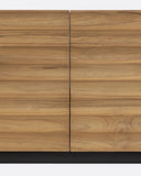 Aparador TAMAN de madera de teca reciclada y hierro 240 x 45 x 56 cm en color natural