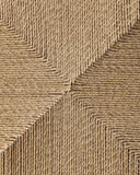 Banco KUMAI de madera de teca reciclada y cuerda de papel 110 x 40 x 46 cm