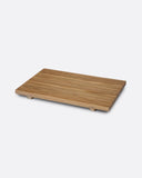 Bandeja LIND de madera de teca reciclada 40 x 26 x 3 cm