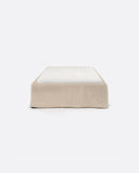 Base tapizada BEETHOVEN de lino 110 x 220 x 25 cm para colchón individual 90 x 200 cm color cross