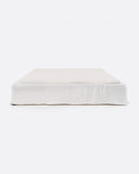 Base tapizada BEETHOVEN de lino 170 x 220 x 25 cm para colchón 160 x 200 cm color blanco