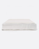 Base tapizada BEETHOVEN de lino 190 x 220 x 25 cm para colchón 180 x 200 cm color blanco