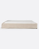 Base tapizada BEETHOVEN de lino 190 x 220 x 25 cm para colchón 180 x 200 cm color cross