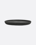Bol IJEN de madera de teca reciclada Ø 31 cm x 2,5 cm de altura en color negro