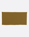 Tête de lit BEETHOVEN en lin 200 x 8 x 110 cm pour lit de 180 cm couleur moutarde
