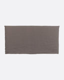 Cabecero BEETHOVEN de lino 200 x 8 x 110 cm para cama de 180 cm color topo