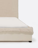 Cama BEETHOVEN para colchón 180 x 200 cm y funda de lino en color cross