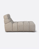 Chaise longue CHOPIN de olefina reciclada 93 x 145 x 78 cm en color natural