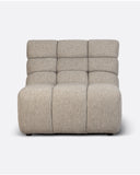 Chaise longue CHOPIN de olefina reciclada 93 x 145 x 78 cm en color natural
