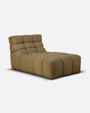 Chaise longue de exterior CHOPIN de olefina reciclada 93 x 145 x 78 cm en color arena (Sand)