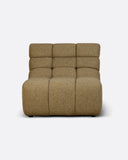 Chaise longue de exterior CHOPIN de olefina reciclada 93 x 145 x 78 cm en color arena (Sand)