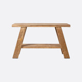 Consola LOGRAM de madera de teca reciclada 130 x 47 x 75 cm
