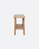 Consola LOGRAM de madera de teca reciclada 130 x 47 x 75 cm