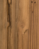 Espejo EROSI de madera de teca reciclada 110 x 4 x 210 cm