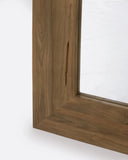 Espejo EROSI de madera de teca reciclada 110 x 4 x 210 cm