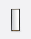 Espejo GEOX de madera de teca reciclada y hierro 80 x 15 x 210 cm