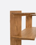Estante de pared ELARA de madera de teca 86 x 30 x 58 cm