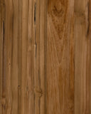 Estantería EROSI de madera de teca reciclada 100 x 37 x 180 cm en color natural