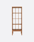 EROSI bookcase in recycled teak wood 60 x 37 x 180 cm in natural colour