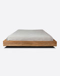 SOLID bed frame in recycled teak wood 200 x 218 x 26 cm for mattress 180 x 200 cm