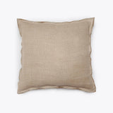 Housse de coussin KAURA en lin 50 x 50 cm en naturel