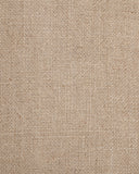 Funda de cojín PAWAI de lino 50 x 50 cm en color natural con overlock negro