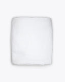 Funda para puf BEETHOVEN de lino 100 x 100 x 40 cm en color blanco