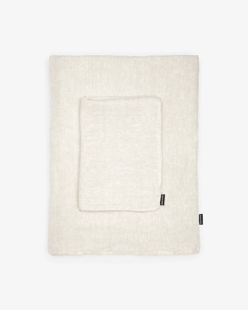 Funda para sofá STROZZI 1 plaza de lino 120 x 95 x 65 cm en color cross