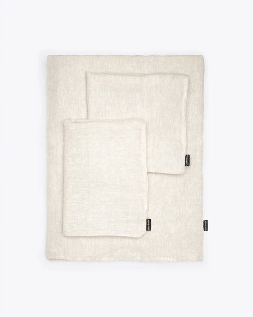 Funda para sofá STROZZI 2/3 plazas de lino 220 x 95 x 65 cm en color cross
