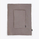 Funda para sofá STROZZI 2/3 plazas de lino 220 x 95 x 65 cm en color topo
