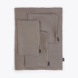Funda para sofá STROZZI 3/4 plazas de lino 260 x 95 x 65 cm en color topo
