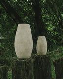 Jarrón decorativo WIN en arcilla de 34 x 34 x 63 cm