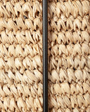 Lámpara de pie GOLF de alga y hierro Ø 35 cm x 155 cm de altura