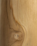 Lámpara de techo PLAY L de madera de teca Ø 21 x 28 cm de altura en color natural