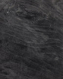 Mesa auxiliar RIVIA de madera de suar Ø 60 cm x 30 cm de altura en color negro