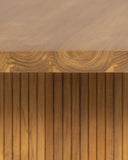 Mesa de centro BALARI de madera de teca reciclada 170 x 70 x 30 cm en color natural