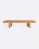 Mesa de centro SURAT de madera de teca reciclada 180 x 60 x 32 cm en color natural
