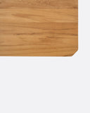 Mesa de comedor DAOEN de madera de teca reciclada 180 x 90 x 76 cm