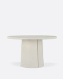Mesa de comedor de exterior CLAUDE de microcemento Ø 125 cm x 75 cm de altura