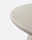 Mesa de comedor de exterior CLAUDE de microcemento Ø 125 cm x 75 cm de altura
