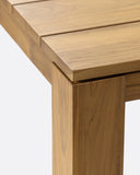 Mesa de comedor de exterior GENESIS de madera de teca 200 x 90 x 76 cm