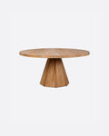 Table à manger JATI en bois de teck recyclé Ø 130 cm x 76 cm de hauteur