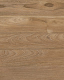 Mesa de comedor JATI de madera de teca reciclada y hierro Ø 130 cm x 76 cm de altura