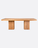Mesa de comedor KERBANG de madera de teca reciclada 240 x 110 x 76 cm