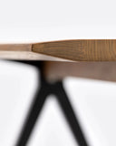 Mesa de comedor LIKU de madera de teca reciclada y hierro 250 x 90 x 74 cm
